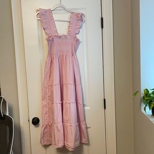 Hill House Home Ellie Pink Striped Nap Dress S